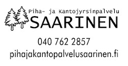 Piha- ja kantojyrsinpalvelu Saarinen logo